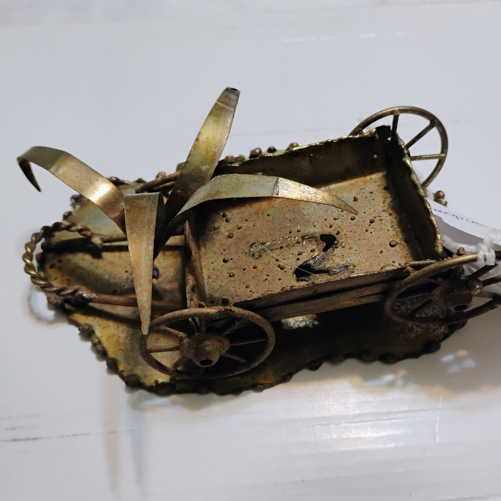 Vintage Metal Decorative Cart